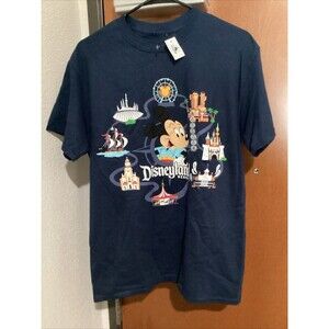 Disneyland Resorts Women’s Blue T-Shirt Size Medium New With Tags Disney Parks
